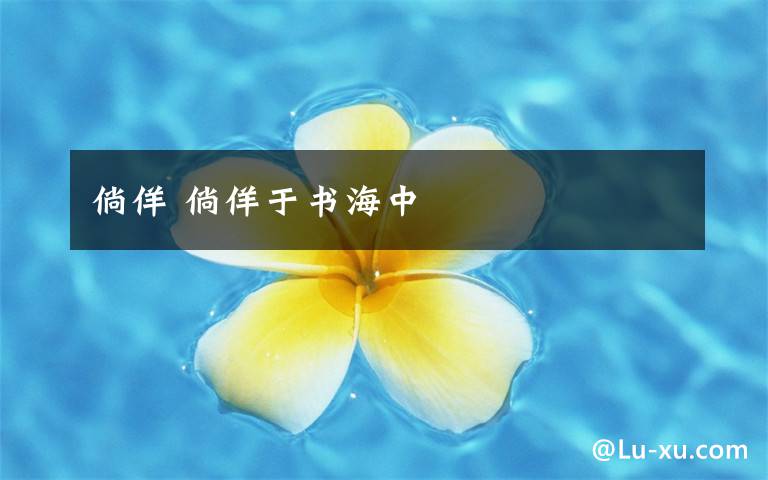 倘佯 倘佯于书海中