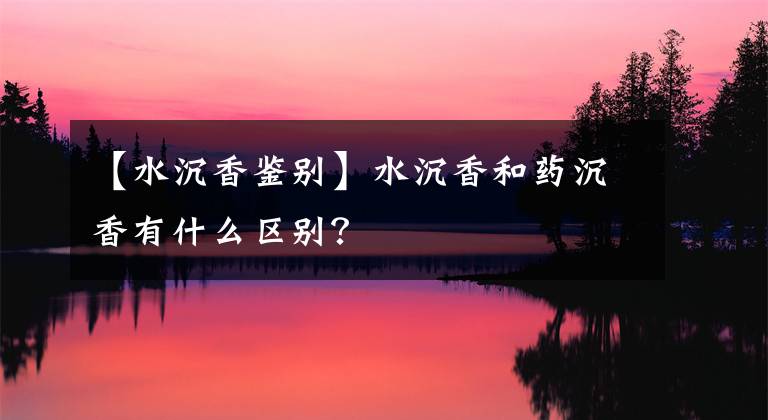 【水沉香鉴别】水沉香和药沉香有什么区别?