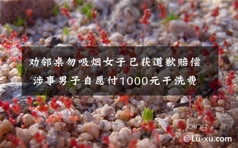 劝邻桌勿吸烟女子已获道歉赔偿 涉事男子自愿付1000元干洗费 事情经过真相揭秘!