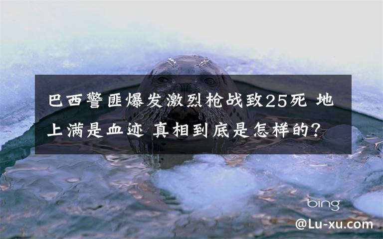 巴西警匪爆发激烈枪战致25死 地上满是血迹 真相到底是怎样的?