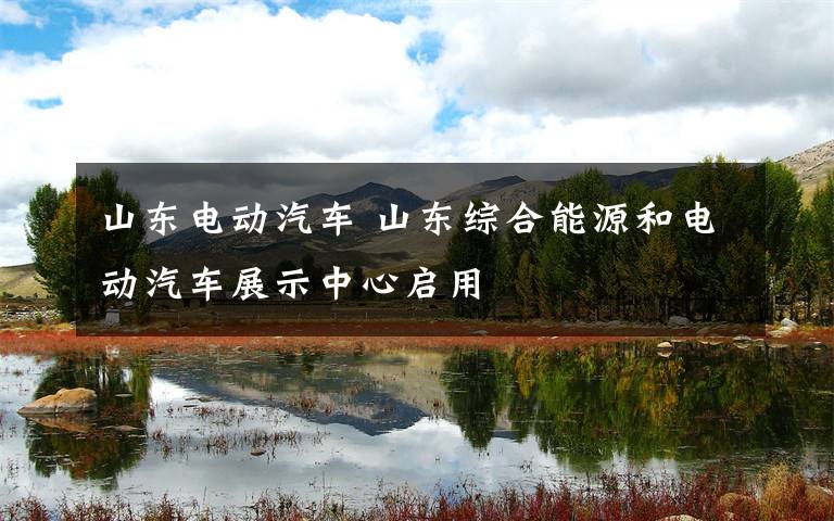 山东电动汽车 山东综合能源和电动汽车展示中心启用
