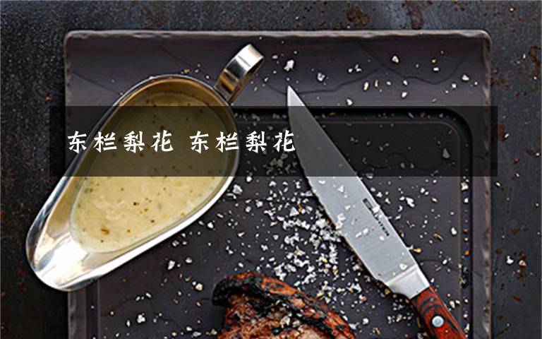 东栏梨花 东栏梨花