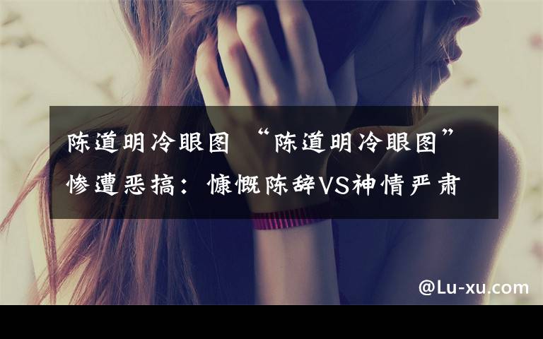 陈道明冷眼图 “陈道明冷眼图”惨遭恶搞:慷慨陈辞VS神情严肃