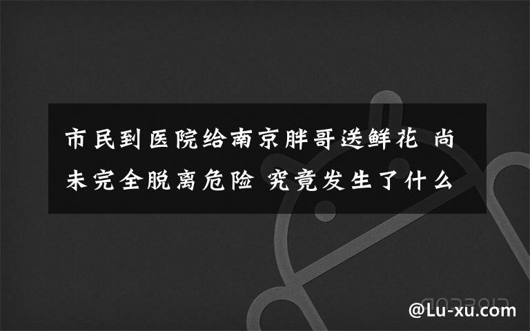 市民到医院给南京胖哥送鲜花 尚未完全脱离危险 究竟发生了什么?