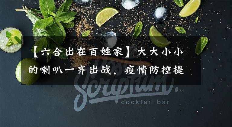 【六合出在百姓家】大大小小的喇叭一齐出战,疫情防控提示飞进了普通人的家里。