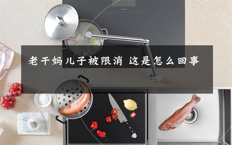 老干妈儿子被限消 这是怎么回事