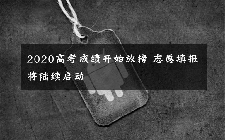 2020高考成绩开始放榜 志愿填报将陆续启动