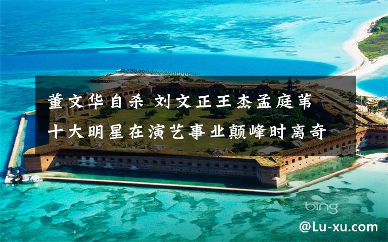 董文华自杀 刘文正王杰孟庭苇 十大明星在演艺事业颠峰时离奇失踪