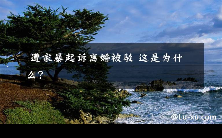  遭家暴起诉离婚被驳 这是为什么？