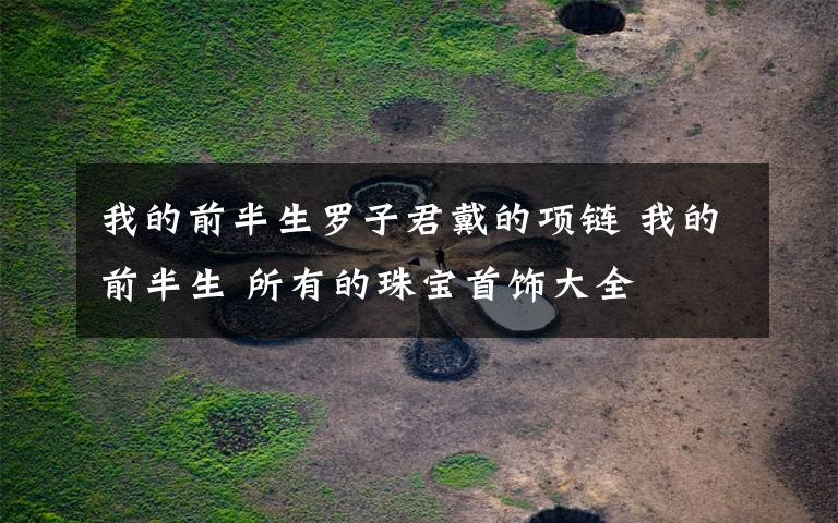 我的前半生罗子君戴的项链 我的前半生 所有的珠宝首饰大全