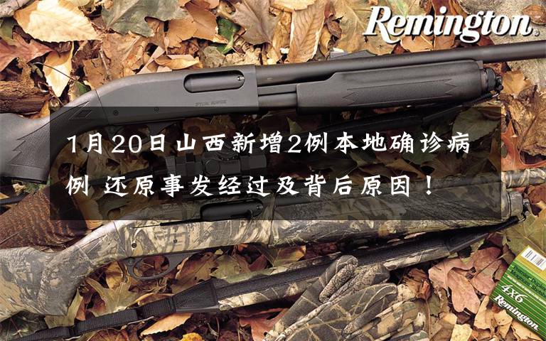 1月20日山西新增2例本地确诊病例 还原事发经过及背后原因!