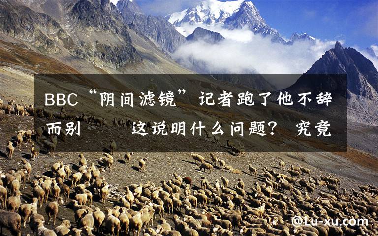 BBC“阴间滤镜”记者跑了他不辞而别   这说明什么问题? 究竟发生了什么?