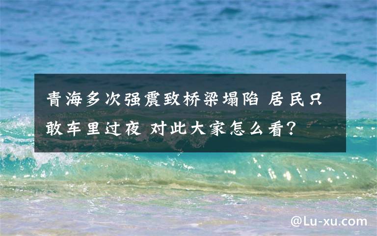 青海多次强震致桥梁塌陷 居民只敢车里过夜 对此大家怎么看？