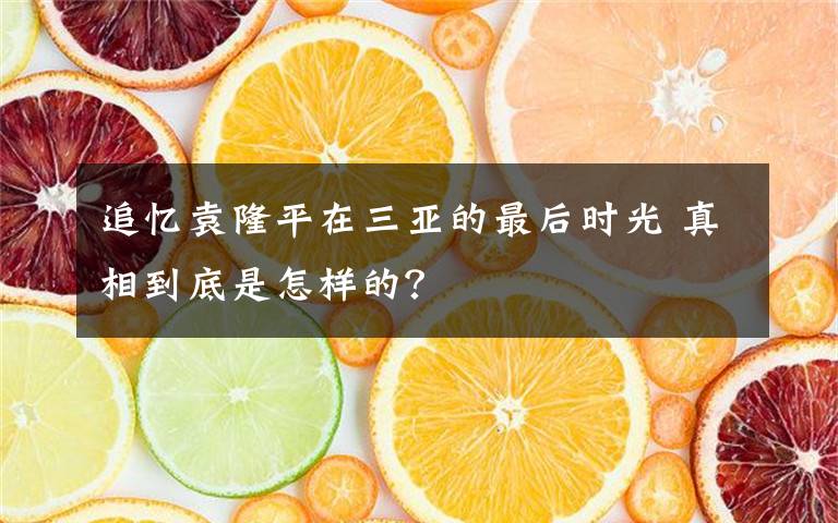 追忆袁隆平在三亚的最后时光 真相到底是怎样的？