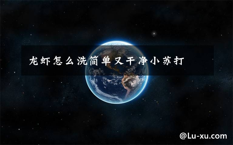 龙虾怎么洗简单又干净小苏打