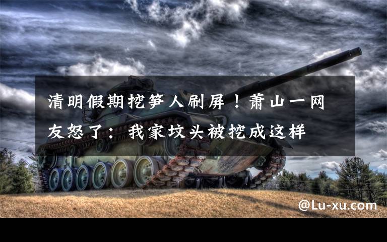 清明假期挖笋人刷屏!萧山一网友怒了:我家坟头被挖成这样