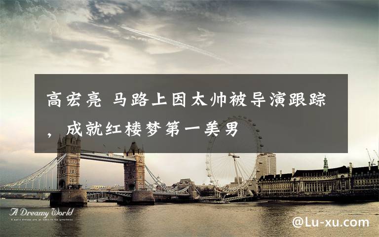 高宏亮 马路上因太帅被导演跟踪,成就红楼梦第一美男