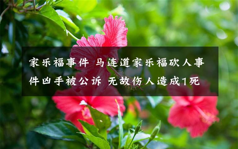 家乐福事件 马连道家乐福砍人事件凶手被公诉 无故伤人造成1死3伤