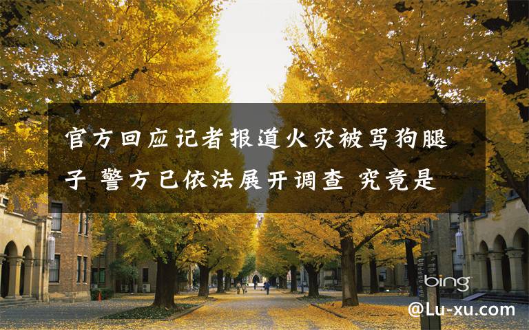 官方回应记者报道火灾被骂狗腿子 警方已依法展开调查 究竟是怎么一回事?
