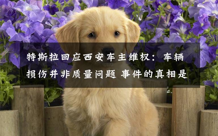 特斯拉回应西安车主维权:车辆损伤并非质量问题 事件的真相是什么?