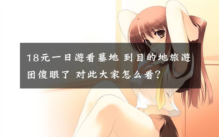 18元一日游看墓地 到目的地旅游团傻眼了 对此大家怎么看?