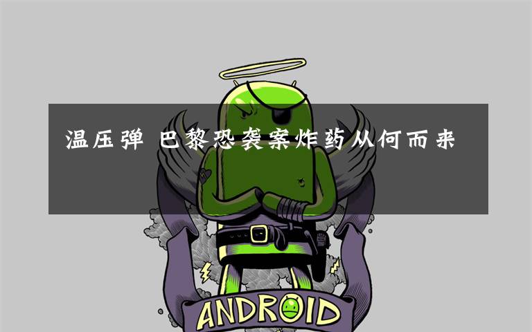 温压弹 巴黎恐袭案炸药从何而来