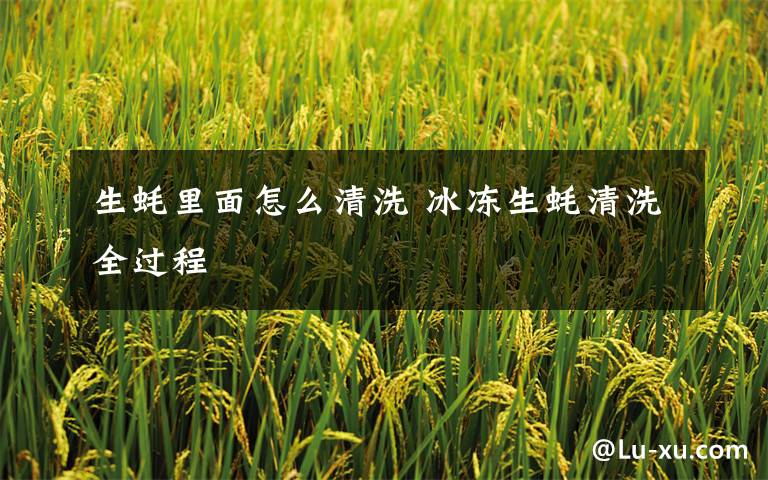 生蚝里面怎么清洗 冰冻生蚝清洗全过程