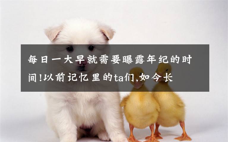 每日一大早就需要曝露年纪的时间!以前记忆里的ta们,如今长