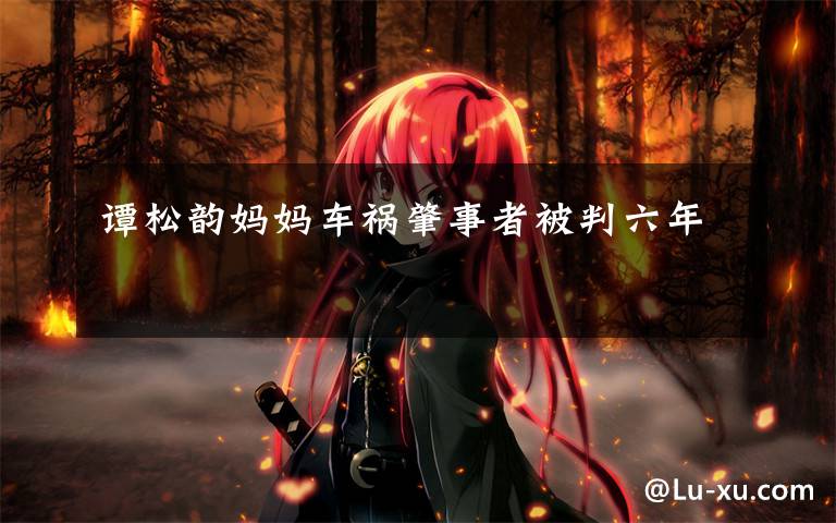 谭松韵妈妈车祸肇事者被判六年