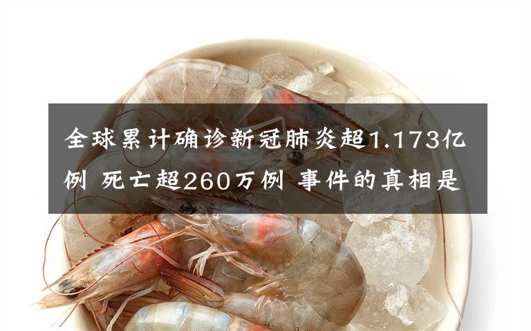 全球累计确诊新冠肺炎超1.173亿例 死亡超260万例 事件的真相是什么?