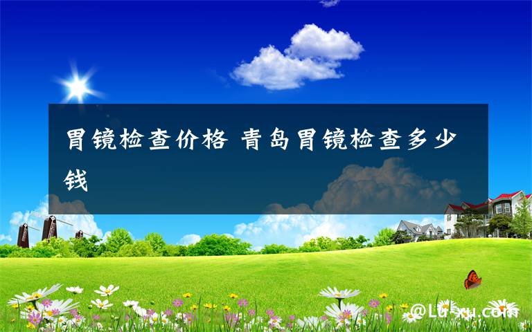胃镜检查价格 青岛胃镜检查多少钱