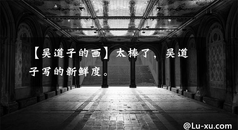 【吴道子的画】太棒了,吴道子写的新鲜度。