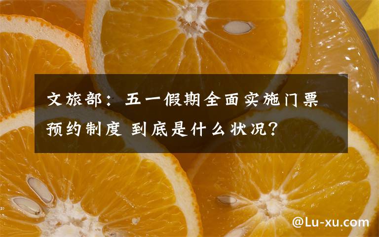 文旅部:五一假期全面实施门票预约制度 到底是什么状况?