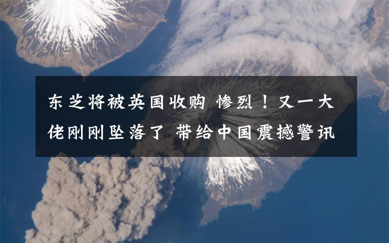 东芝将被英国收购 惨烈！又一大佬刚刚坠落了 带给中国震撼警讯