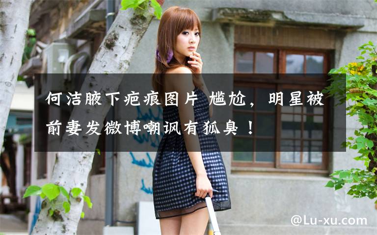 何洁腋下疤痕图片 尴尬,明星被前妻发微博嘲讽有狐臭!