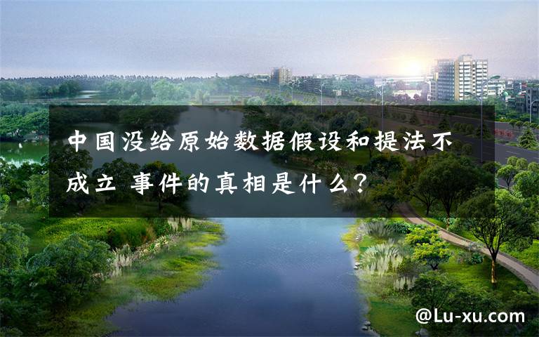 中国没给原始数据假设和提法不成立 事件的真相是什么?