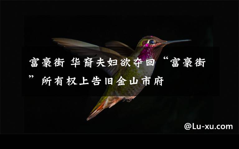 富豪街 华裔夫妇欲夺回“富豪街”所有权上告旧金山市府