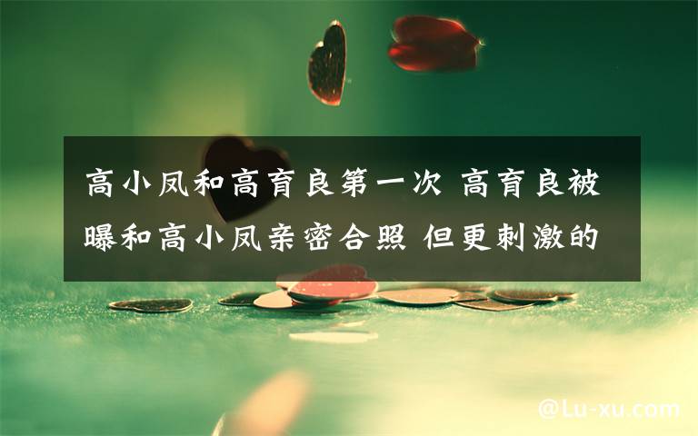 高小凤和高育良第一次 高育良被曝和高小凤亲密合照 但更刺激的还在后头