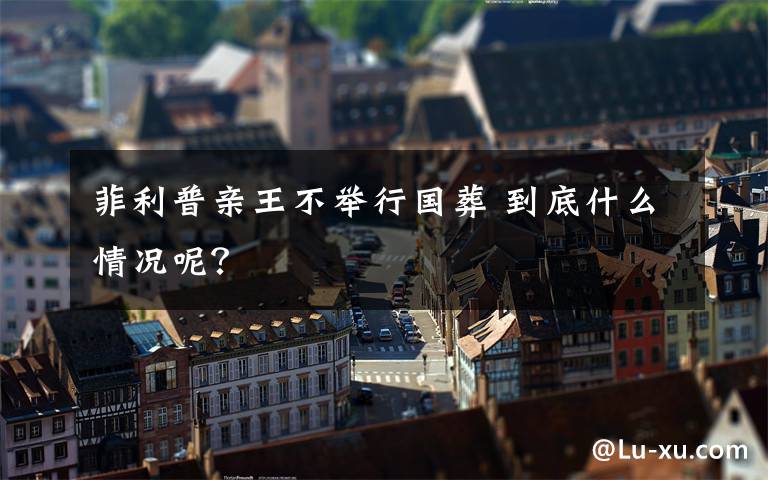 菲利普亲王不举行国葬 到底什么情况呢?