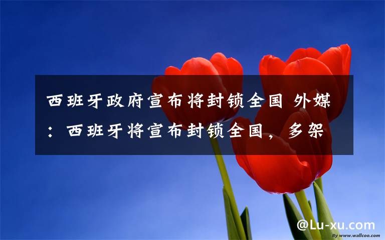 西班牙政府宣布将封锁全国 外媒：西班牙将宣布封锁全国，多架民航航班当空掉头