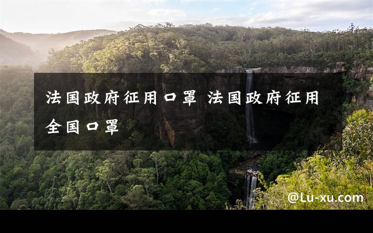 法国政府征用口罩 法国政府征用全国口罩