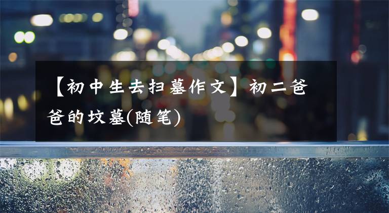 【初中生去扫墓作文】初二爸爸的坟墓(随笔)