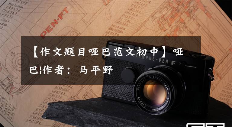 【作文题目哑巴范文初中】哑巴|作者：马平野