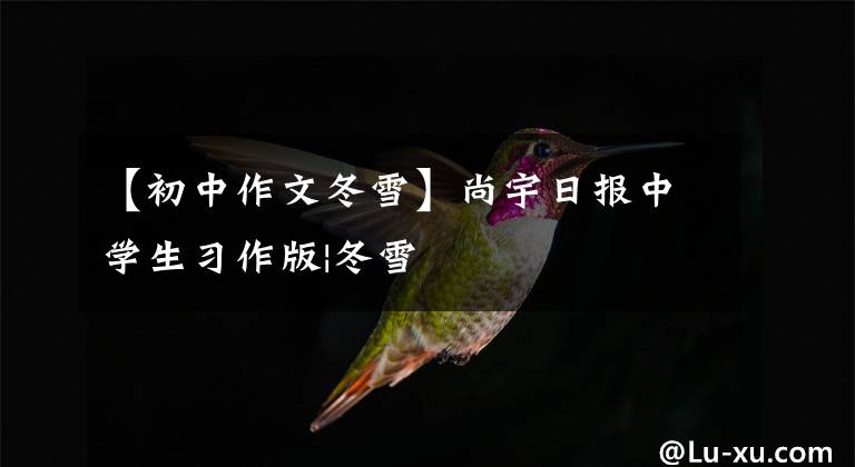 【初中作文冬雪】尚宇日报中学生习作版|冬雪