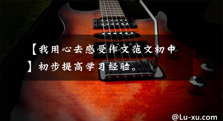 【我用心去感受作文范文初中】初步提高学习经验。