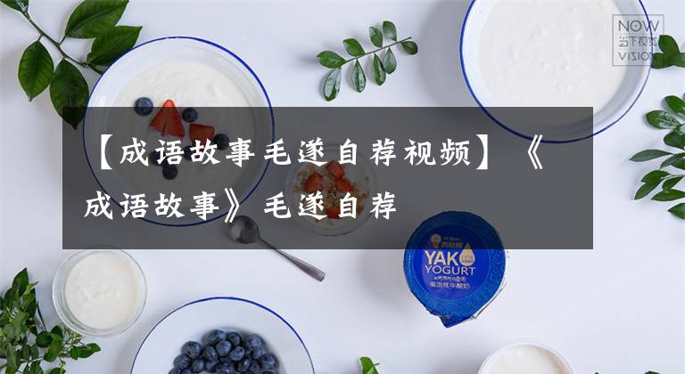 【成语故事毛遂自荐视频】《成语故事》毛遂自荐