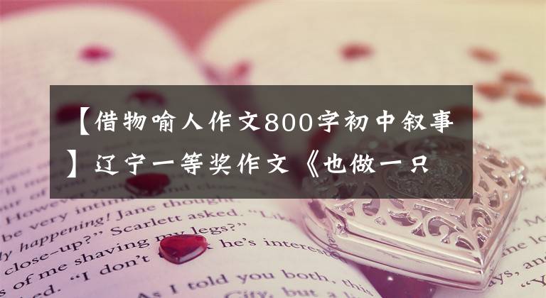 【借物喻人作文800字初中叙事】辽宁一等奖作文《也做一只企鹅》,用水比喻写的榜样