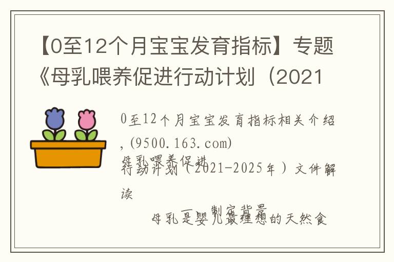 【0至12个月宝宝发育指标】专题《母乳喂养促进行动计划(2021-2025年)》印发