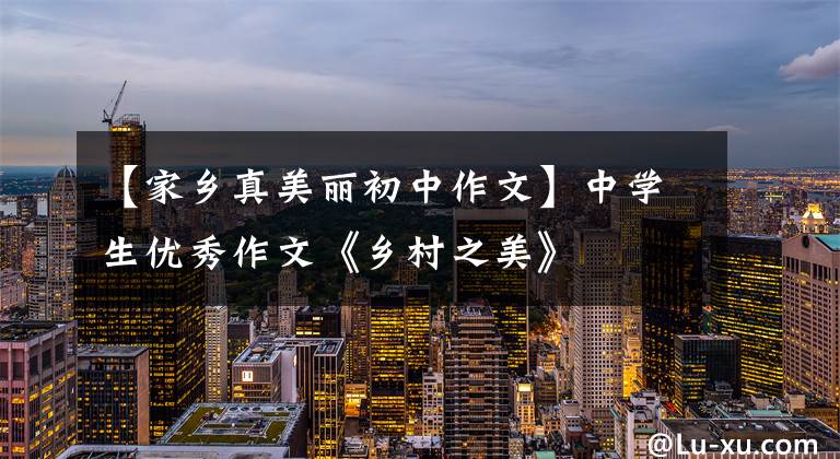 【家乡真美丽初中作文】中学生优秀作文《乡村之美》