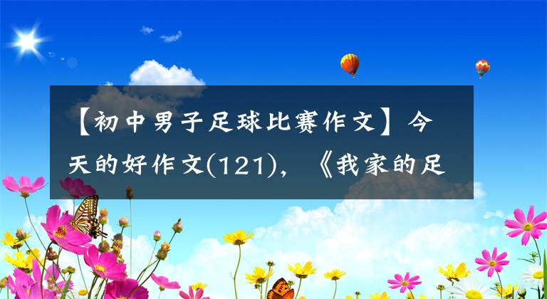 【初中男子足球比赛作文】今天的好作文(121),《我家的足球健将》